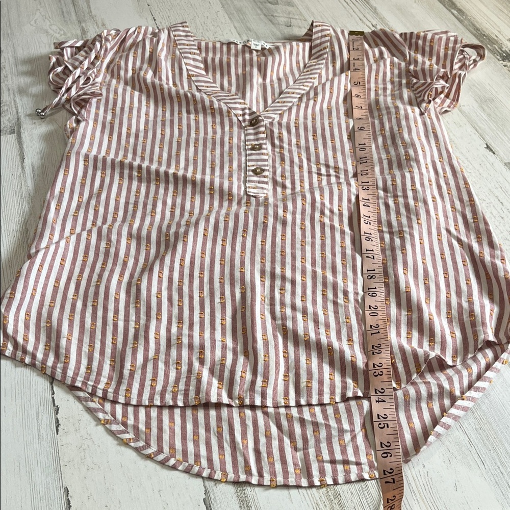 Veronica Beard Blakely Striped Blouse Size 6 - Picture 11 of 11
